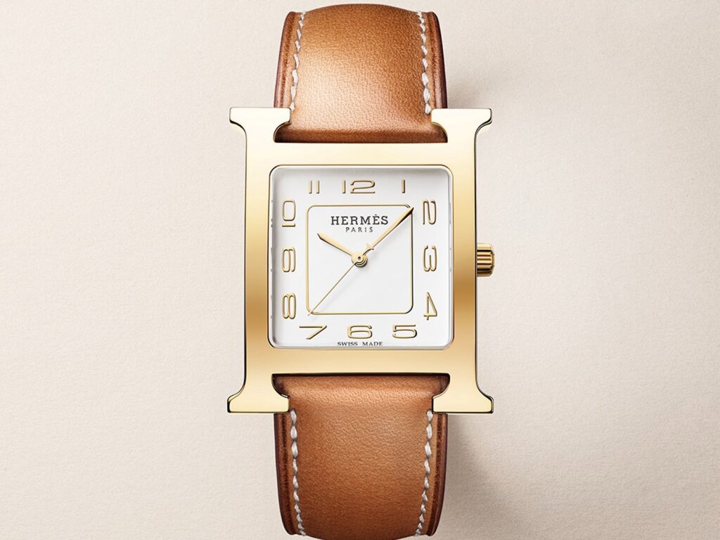 エルメス腕時計 《Hウォッチ》 GM 34 mm